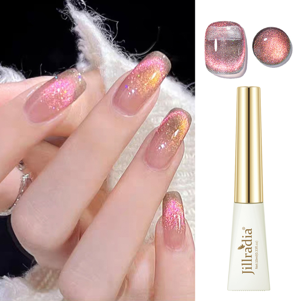 Daj j quanzhang bottle water gloss star cat eye 04