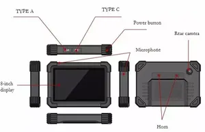 Avvia X431 IMMO ELITE OBD2 strumento diagnostico macchine da taglio chiavi per camion con programmatore per tutte le chiavi perse - Product Image 5
