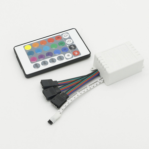 3 <strong>Output</strong> RF RGB LED <strong>Controller</strong> Dimmer <strong>DC</strong> 5V-24V 6A 24 Keys Wireless Remote Control for Changing LED Strip Lights - Product Image 5