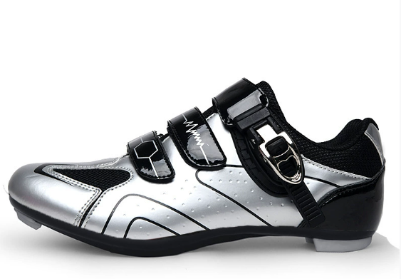 Serrure de route argentée