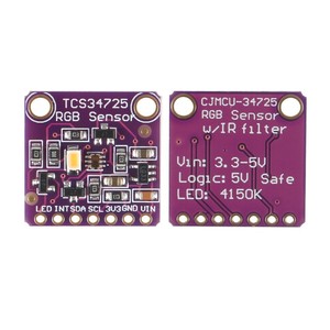 RGB sensore di colore TCS34725 con filtro IR e LED bianco per Arduino UNO R3