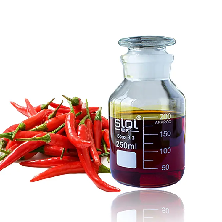 Commercio all'ingrosso 100% puro olio di peperoncino naturale pepe Capsicol Capsicum Oil per il cibo