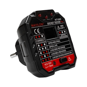 HT105 Tester Socket CPU Pocket Gfci <strong>Test</strong> 110v Us Standard EU Socket Plug Tester - Product Image 3