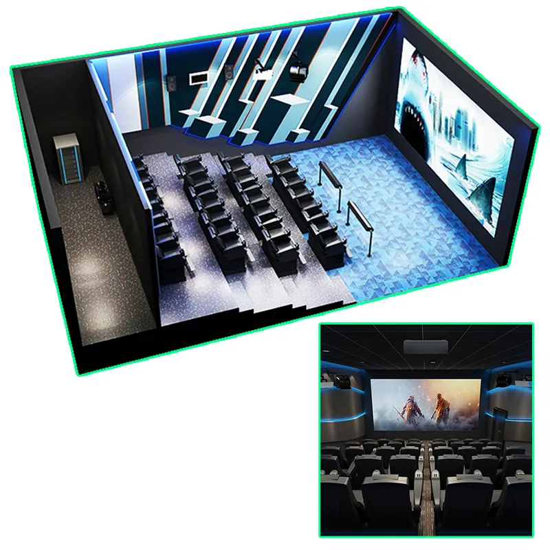 Kommerzielle Investitionen elektrisches 4dx Kino x Rider dynamisches Heimkino 3d 4d 5d 12d Kino zu verkaufen Innenraum-Spielplatz