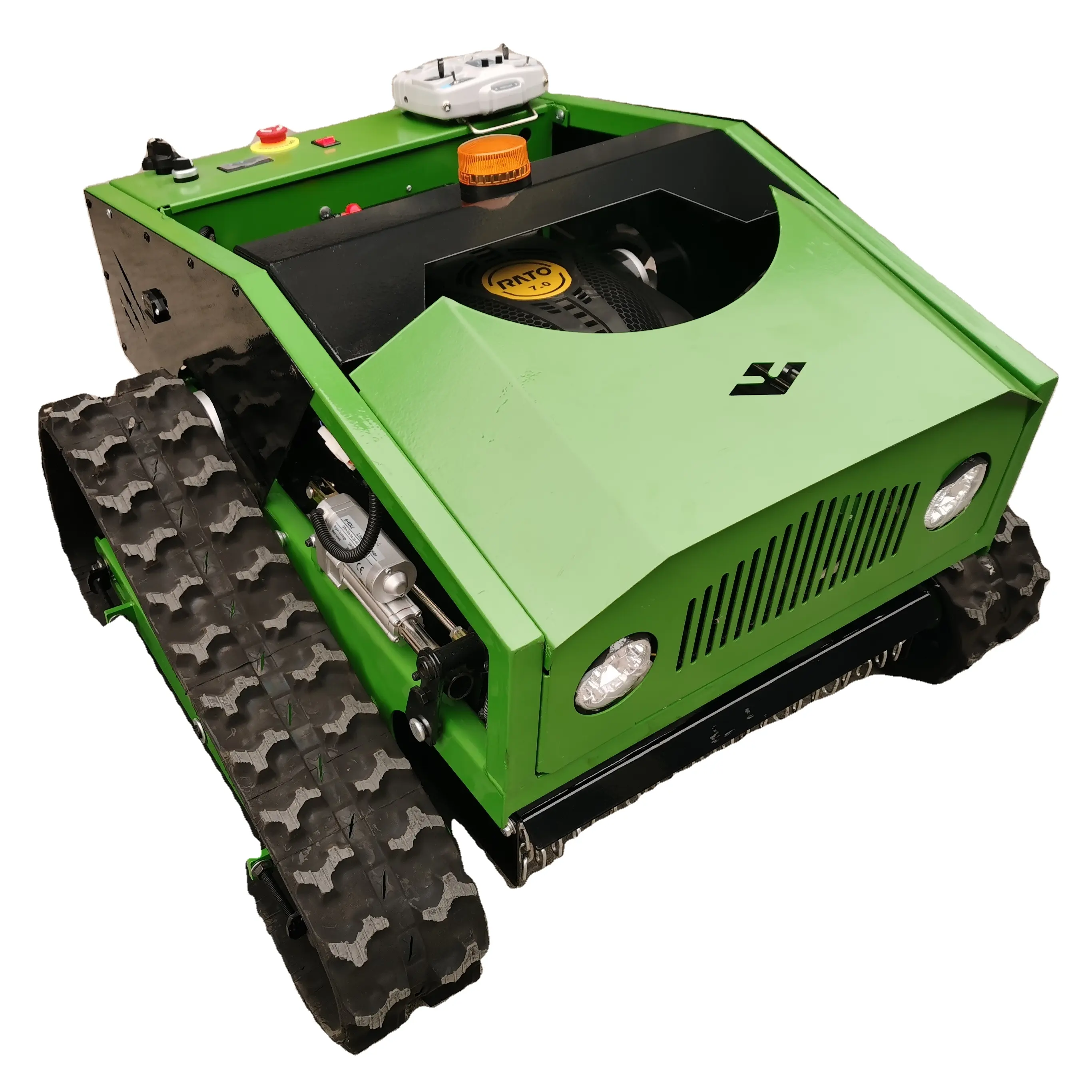 ขายเครื่องตัดหญ้าหุ่นยนต์ตีนตะขาบคุณภาพสูง 23HP พร้อมเครื่องตัดหญ้าควบคุมระยะไกล