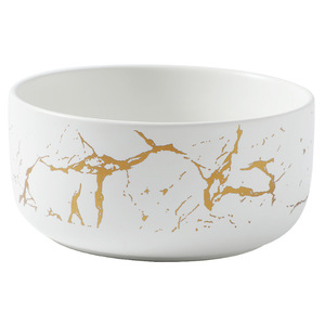 European Style Marble Matte <strong>Ceramic</strong> Tableware Set Creative Cross-Border Fruit Bowl for Noodle Soup Rice Home Usage <strong>Limited</strong> Stock - Product Image 5