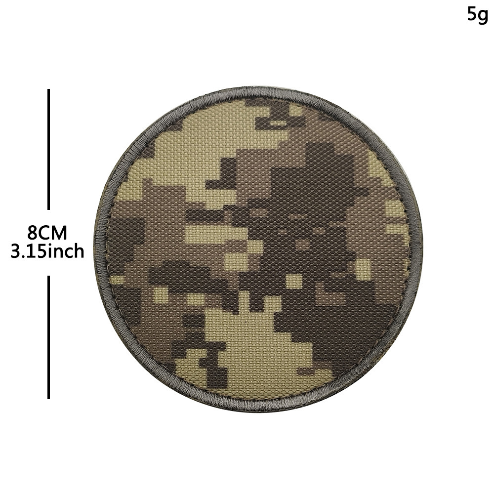 V01806-7 en blanco diy-acu 8cm redondo