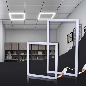 Dingdian geniş Irradtion aralığı tavan lambası yüzeye monte çerçeve Panel AYDINLATMA kapalı yatak odası için LED 110-265V 24W/36W/48W beyaz