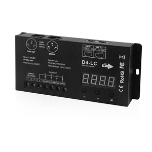 Новый продукт высокой мощности 4 канала RGBW dmx512 декодер dmx светодиодный контроллер для освещения сцены