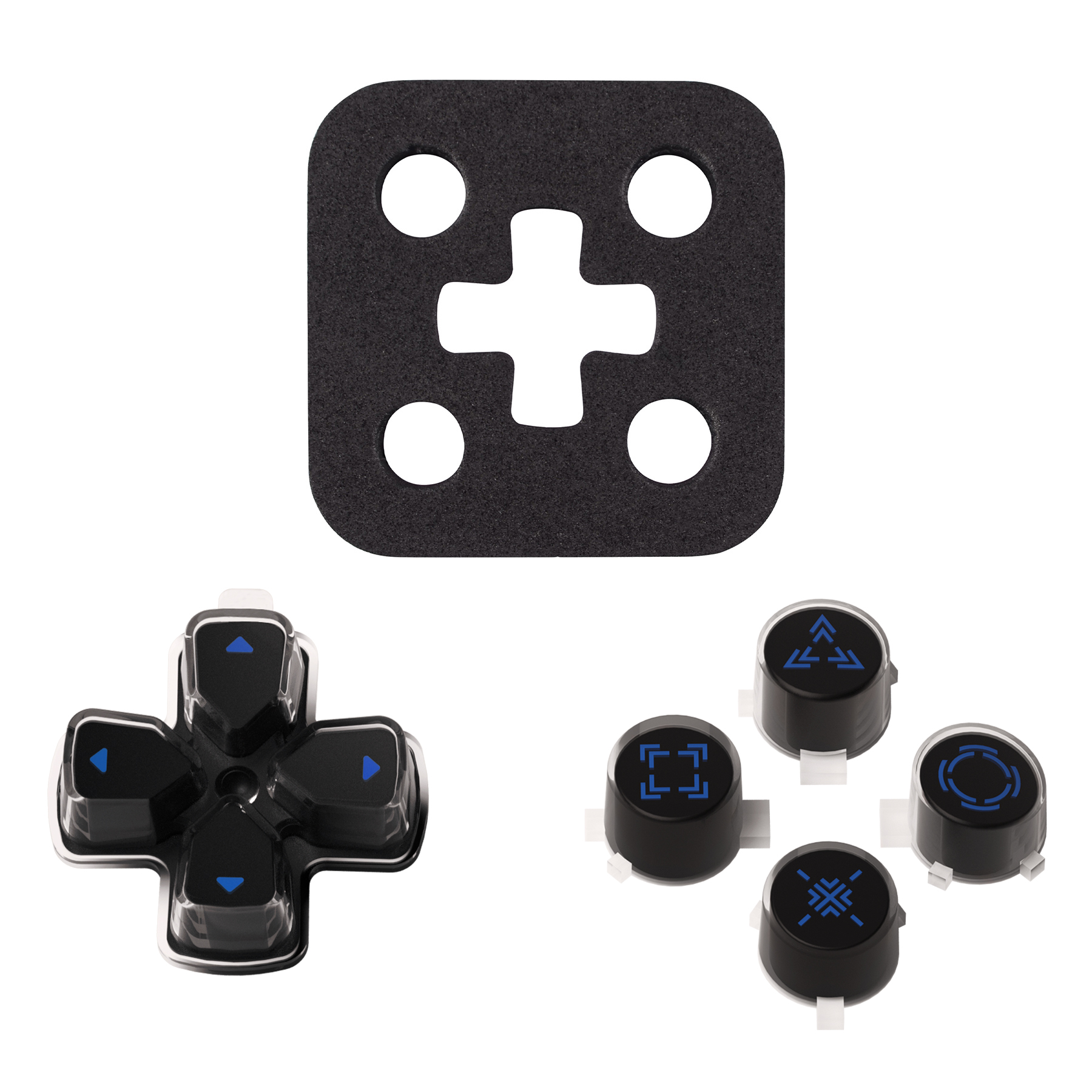 Black & Clear & Blue Redesigned Symbols JPFF004WS
