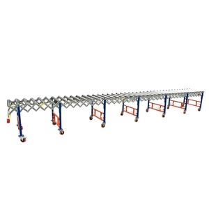 2025 Power Flexible Roller Conveyor with Stainless Steel Frame for Warehouse <strong>Unloading</strong> <strong>Loading</strong> Line - Product Image 1