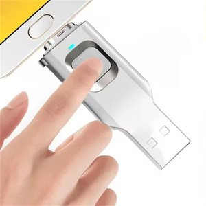 Wholesale High-Speed USB 3.0 Type C OTG Metal Pen Drive Lock Fingerprint <strong>Encrypted</strong> U Disk USB <strong>Memory</strong> 32GB-256GB Storage Options - Product Image 2