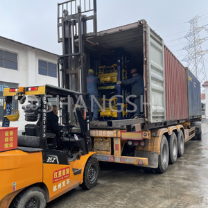 Pavimentadora de pavimentación sólida Máquina para fabricar bloques de ladrillo hueco de hormigón de cemento de construcción entrelazado en Ghana - Product Image 6