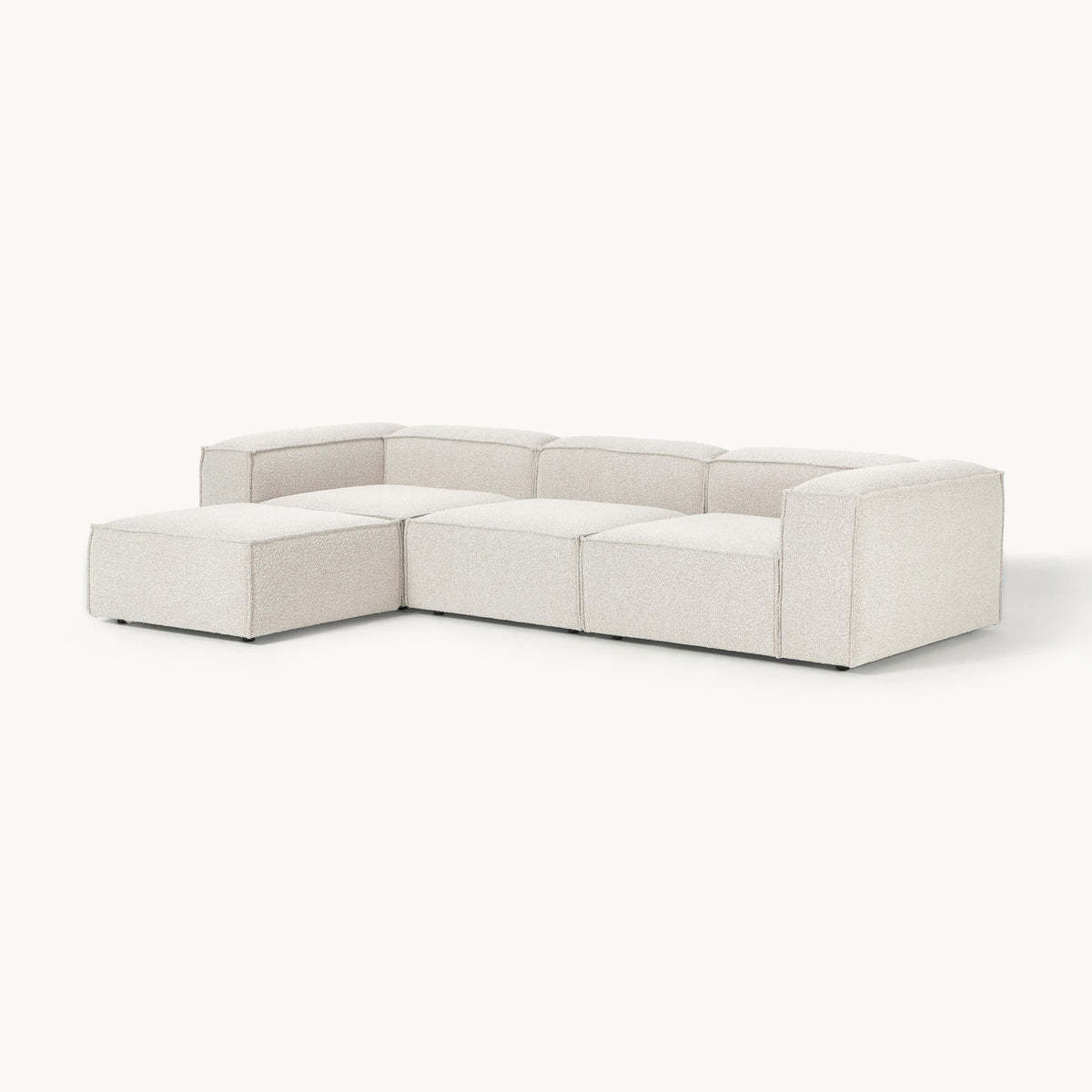 Tessuto Tweed Bianco
