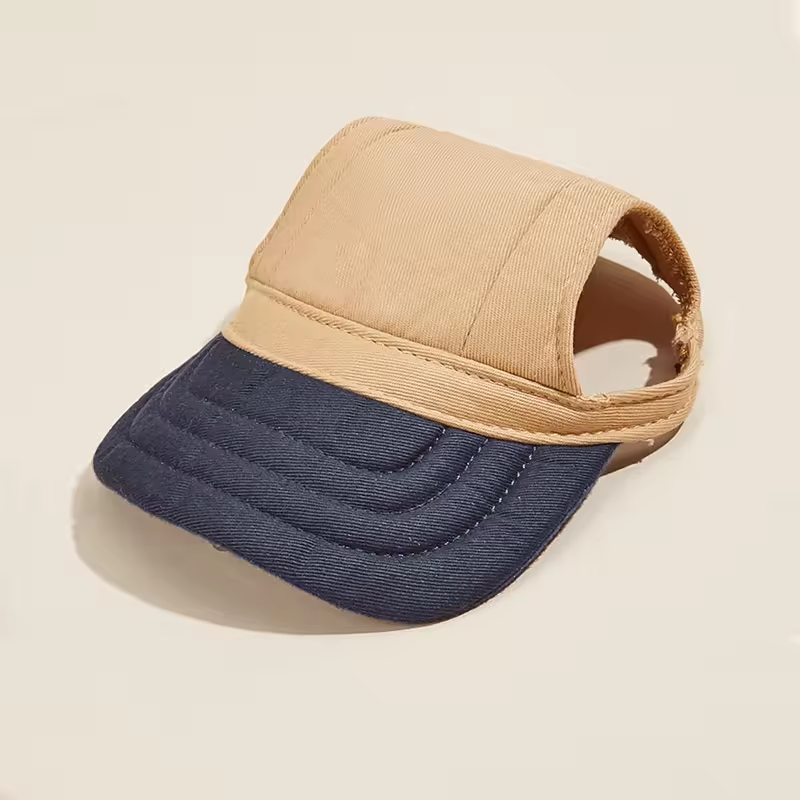 Khaki&Navy Blue Brim