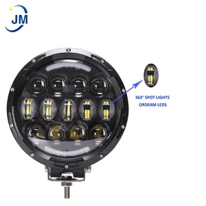 O-sram otomatik LED çalışma ışığı 105W yuvarlak Led Off Road ışığı otomotiv 5500k Led spot sis lambası sürüş lambası - Product Image 2
