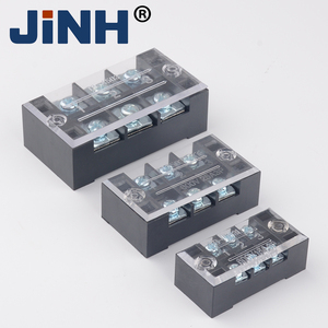 Bloque de terminales JINH TB2510 TB-2510 25A Bloques de terminales resistentes a las llamas de 10 bits y pernos y bloque de terminales fijo de cableado - Product Image 5