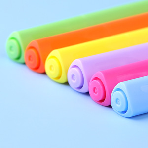Highlighter Factory Custom Triangle Rod, Highlighter de color pálido, Classic Student Cute DIY Doodle Painting Highlighter - Product Image 2