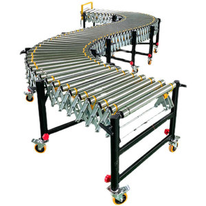 OEM Electric Conveyor Belt Transportador De Rolo Flexível Expansível De Alumínio Automático Para Transporte E Carga