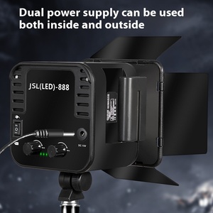 LED888/RGB888 Remote Control Flat Panel <strong>High</strong> Brightness Fill <strong>Light</strong> for Outdoor Studio Photography and Video Vlogging - Product Image 2