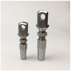 ワイヤロープ継手調整可能スワージリギング端子端継手スワージレスジョー端子CNCターニング加工サービス - Product Image 5
