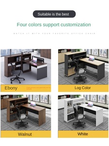Wholesale Desk Cubicle <strong>Computer</strong> <strong>Table</strong> Workstation 4 Person Office Partition - Product Image 4