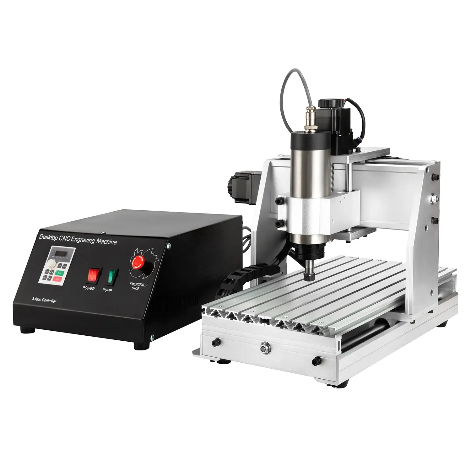 Hobby 3020 3 ejes/4 ejes 300W/800W/1500W Mini máquina CNC enrutador de madera de escritorio PCB tallado pequeña máquina enrutadora CNC