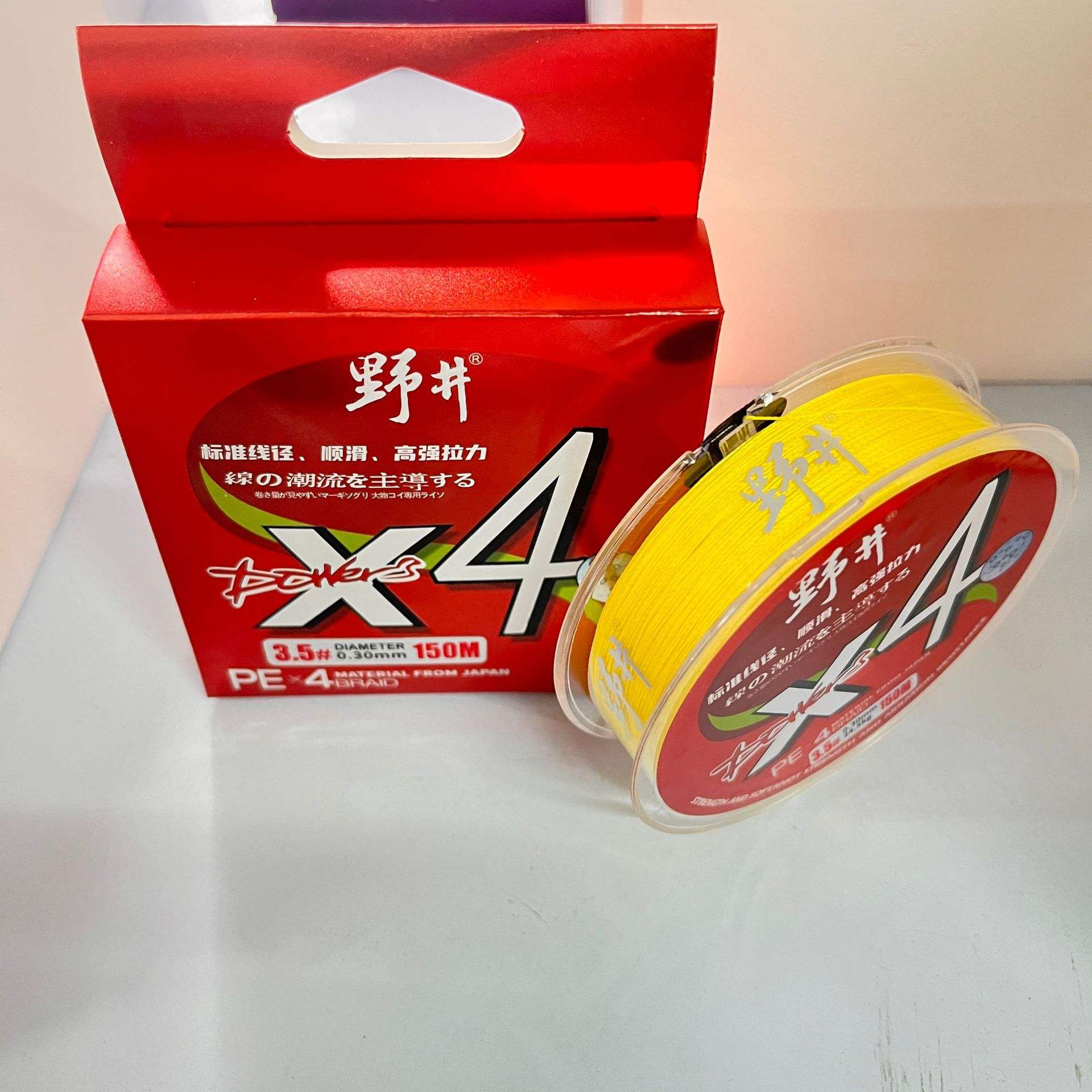 แพ็ค 4 ชิ้น, ความยาว 150 เมตร, สีเหลืองไม่ซีดจาง