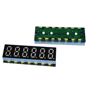 Маленький размер SMD дисплей 0,20 дюймов 5 мм Высота 6 цифр поверхностного монтажа 7-сегментный светодиодный дисплей желтый - Product Image 1