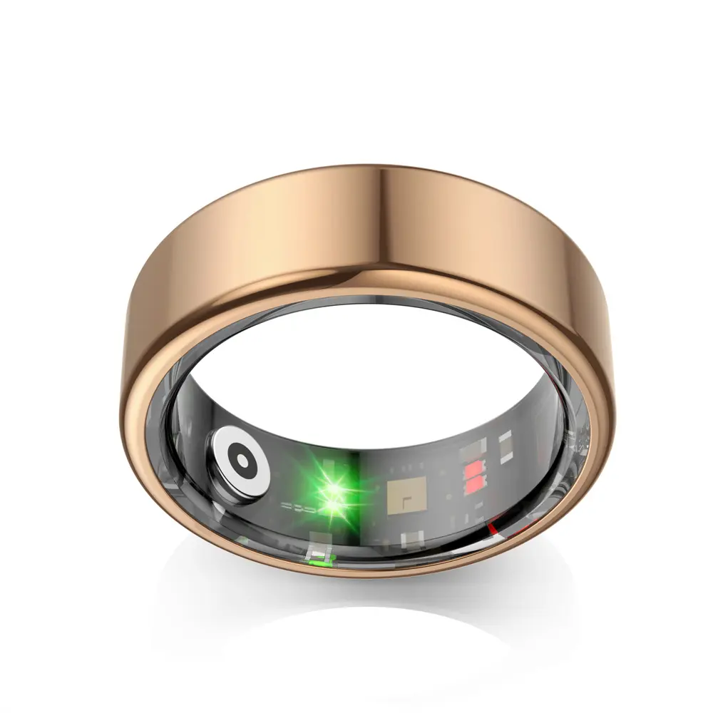 Anillo inteligente R02, 4 tamaños para hombres y mujeres, Monitor de salud, frecuencia cardíaca, oxígeno en sangre, pasos deportivos, seguimiento del sueño, anillo impermeable de 5atm