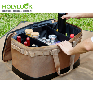 Özel termal kamp tote çanta yalıtımlı piknik şarap öğle soğutucu çanta piknik seyahat için - Product Image 5