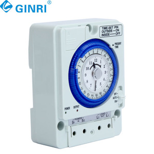 24 Stunden analoger elektronischer digitaler Timer automatischer Ein-und Ausschalt-Timer-Schalter wöchentlich programmier bar mit wiederauf ladbarem Akku