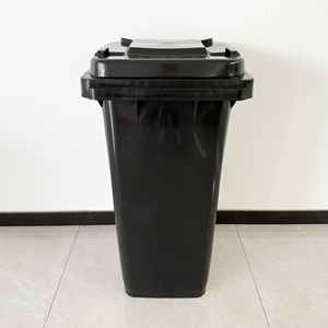 矩形塑料垃圾桶绿色商用垃圾容器带轮子HDPE移动垃圾桶收集 - Product Image 5