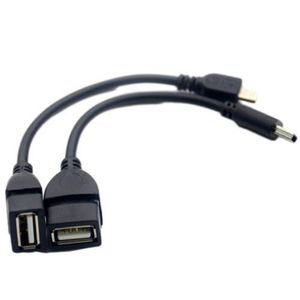 Micro USB OTG Mini USB-C OTG cavo adattatore treccia per telefoni Android/tablet/pc collegare tastiera del Computer Flashdrive - Product Image 2