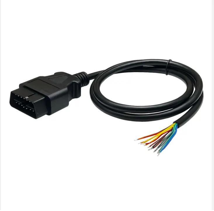 Custom Obd 2 Kabel Obdii J1962 Mannelijke Connector Te Openen Draad Obd Diagnostische Verlengkabel