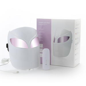Custom Infrared 7 Color <strong>Led</strong> Face Mask Voice Control Facial <strong>Led</strong> Light and <strong>Infra</strong> Red Therapy Beauty Face Mask - Product Image 2