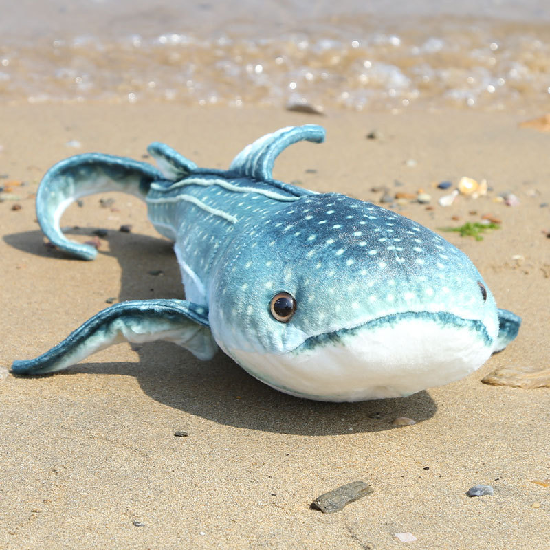 Simulación de tiburón ballena verde 60cm 340g