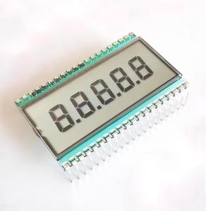 Display TN monocromatico personalizzato in fabbrica display a 7 segmenti LCD a 5 bit a 8 caratteri del codice di segmento - Product Image 2