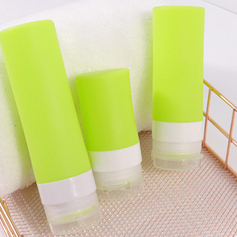 ขวดรีฟิลซิลิโคนสีเขียว