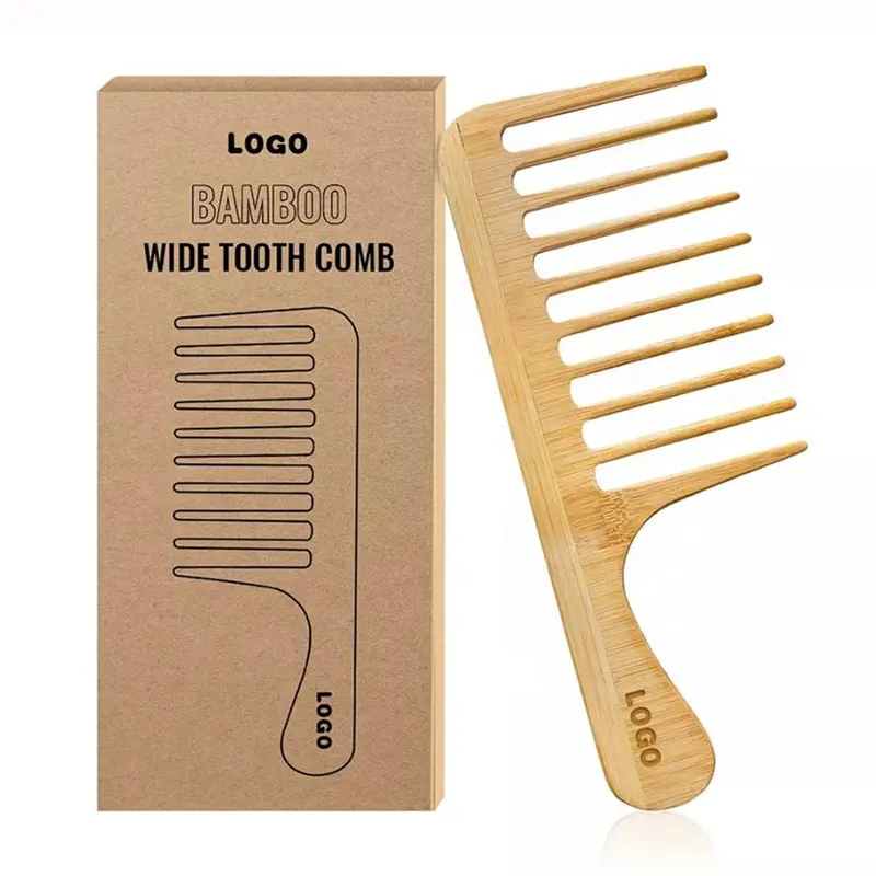 FYD Oem pettine professionale per spazzole per capelli in legno di bambù naturale al 100% per le donne