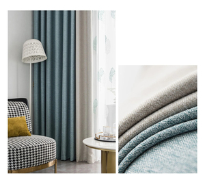 Chất Lượng Cao 4-Sao Hiện Đại Sheer Sóng Rèm Cửa Sổ Màn Cửa Sổ Khách Sạn Rèm Cửa Sổ Cho Phòng & Bệnh Viện Dệt Trong Sợi Dây Thừng Mùa Xuân Định Dạng - Product Image 4