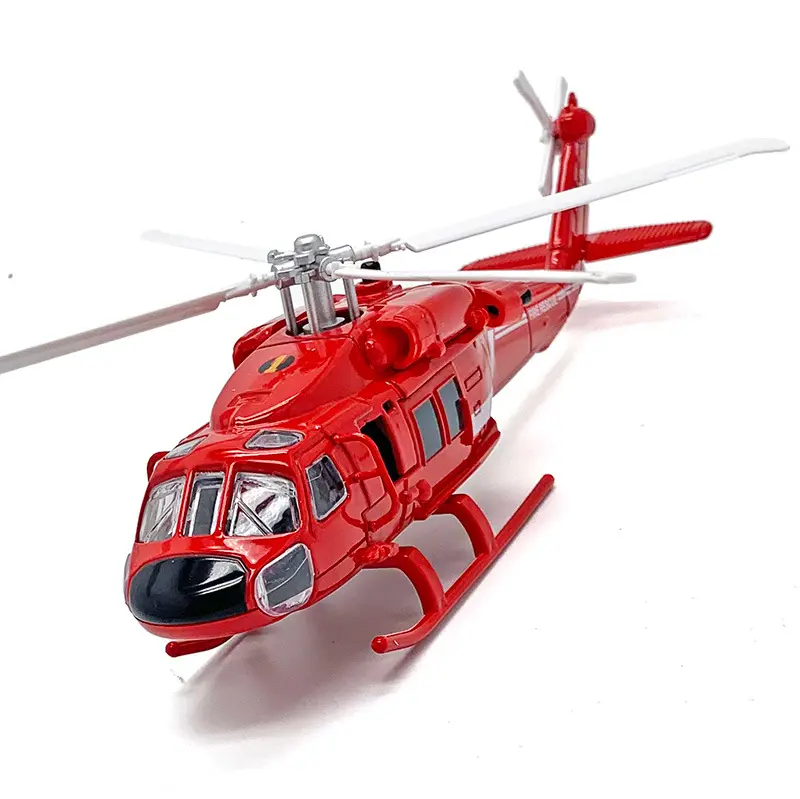 نموذج طائرة هليكوبتر عالي الجودة ألعاب طائرات للأطفال هدايا شاحنات إطفاء لعبة