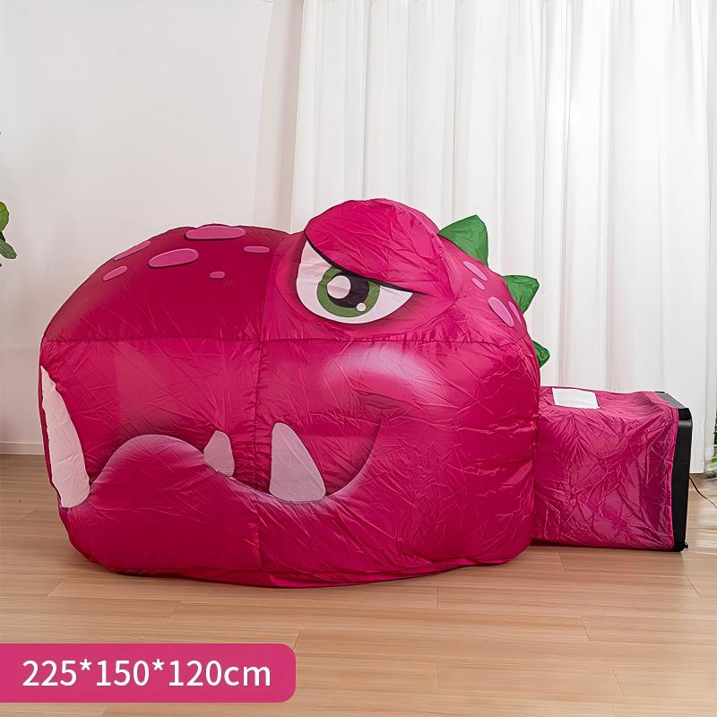 Dinosaure 3D rose rouge