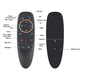 Hava fare BT ses uzaktan kumanda G10 G10s G10 Pro 2.4g jiroskop ile Ir öğrenme kullanımı için Android Tv kutusu Mini X96 Mini - Product Image 4