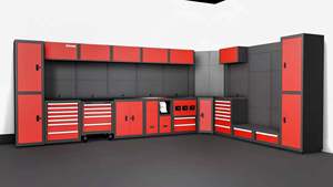 Hộp công cụ thiết lập cơ khí kim loại công cụ tủ/công cụ Xe đẩy/công cụ giỏ hàng với xử lý và bánh xe giá bán buôn hội thảo nhà để xe công cụ - Product Image 3