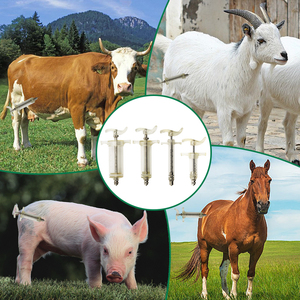 20 ML Animal Injector for Pig Cow TPX Plastic Vaccine <strong>Injection</strong> for Farming Adjustable Veterinary Syringe - Product Image 6
