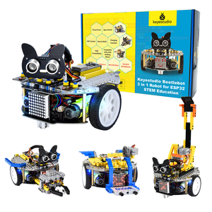 Keyevudio Beetlebot 3 in 1 ESP-32ロボットスターターキットSTEM教育DIYキットESP32用Arduino用 - Product Image 1