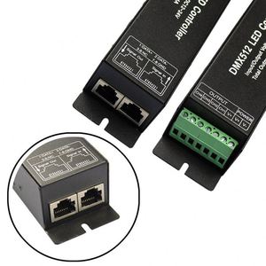 DC12V-24V RGB RGBW цифровой дисплей 3CH 4CH DMX ленточный свет DMX512 декодер для RGB RGBW ленточный свет - Product Image 1