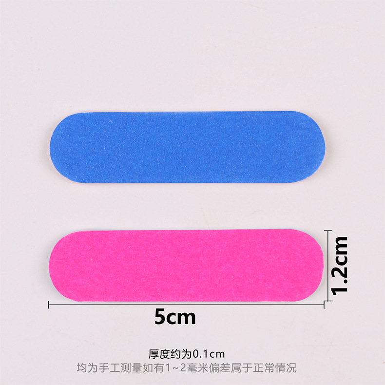 Bande de frottement double face rouge et bleue 5 cm-180/180