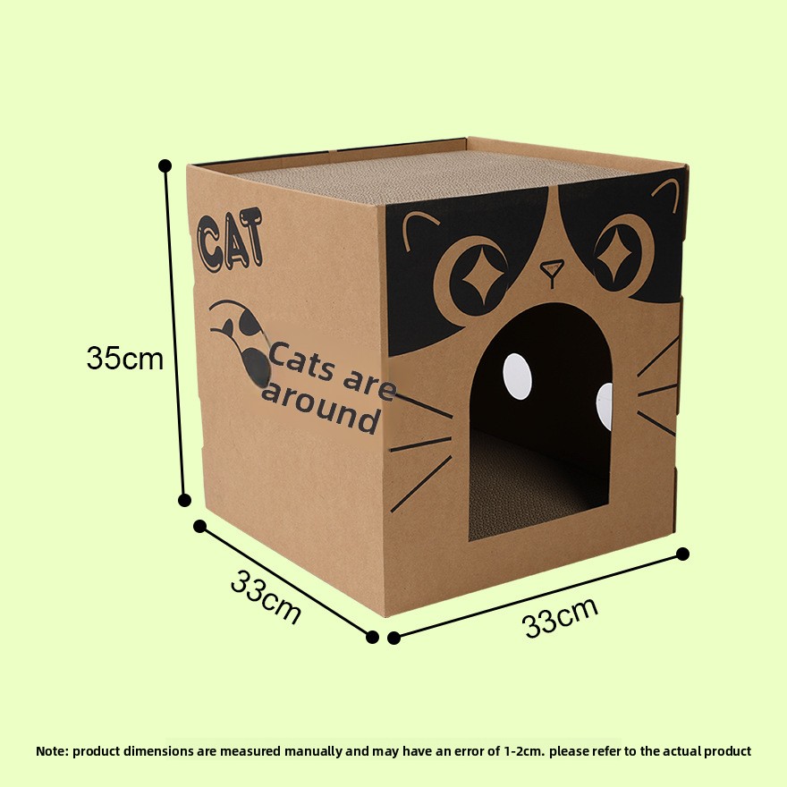 Original Color Square Cat House